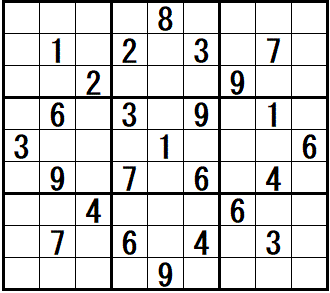 クリックすると正解と思考過程の例を表示します 難問集 中級 第6問